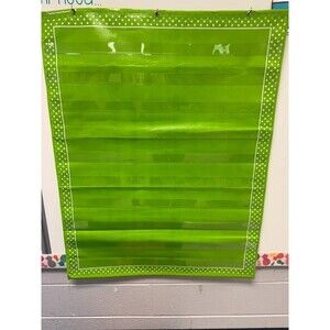 Teacher Created Resources Large Green Pocket Chart